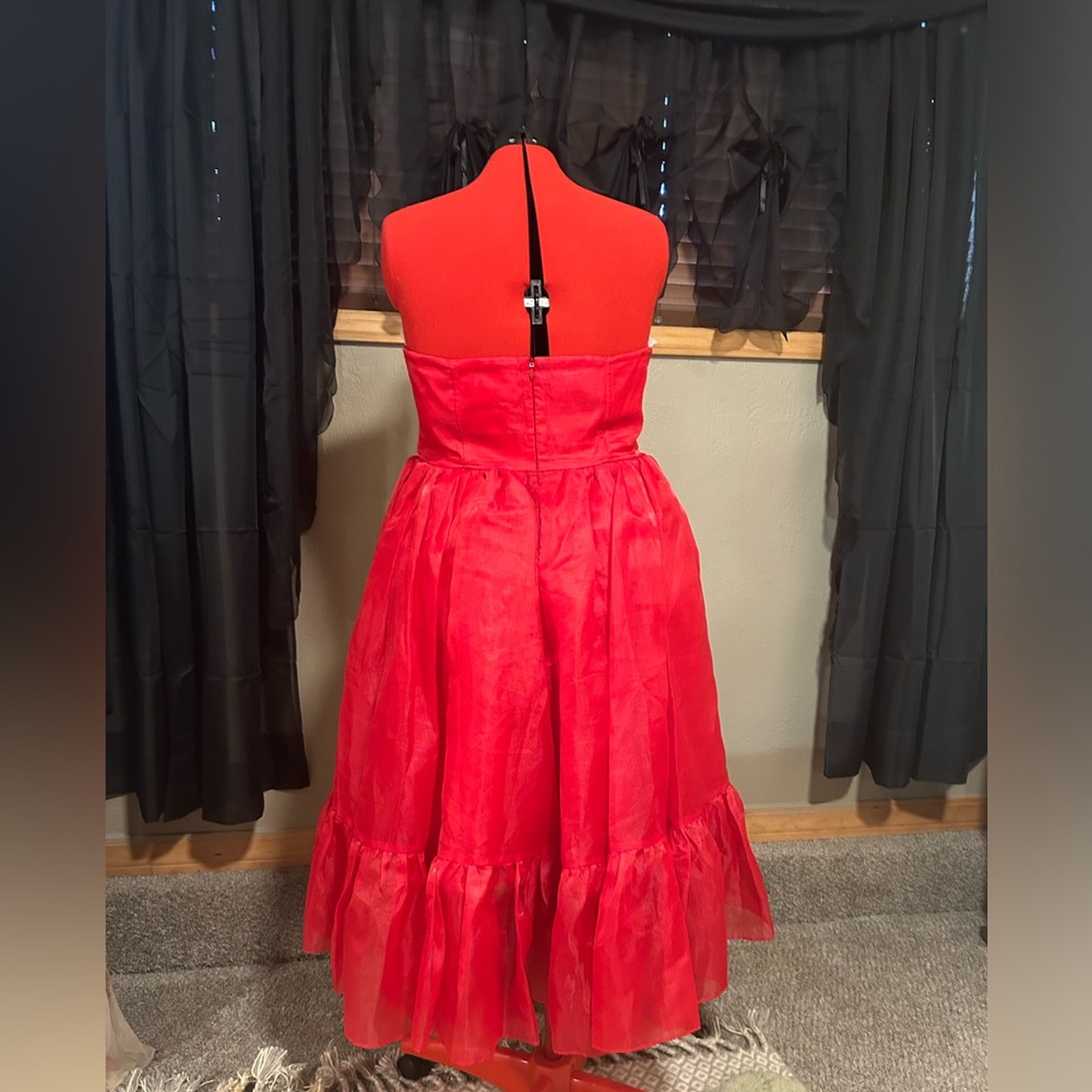 Red Corset Dress Selkie XXL *Rare* - Picture 7 of 16